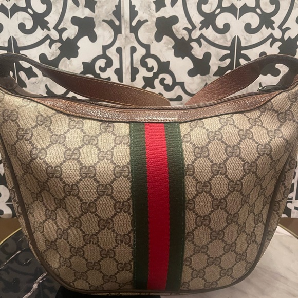 Gucci Vintage GG Web Shoulder Bag GUC - Picture 5 of 10